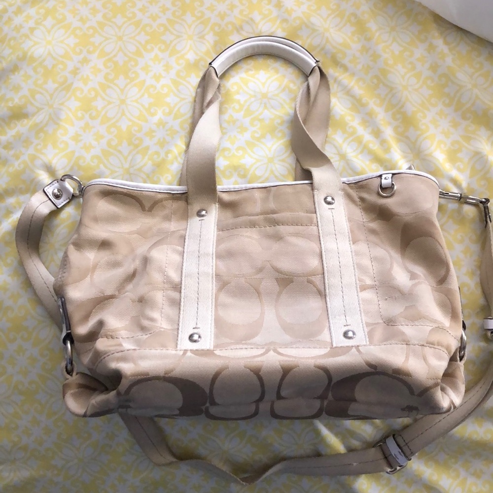 Coach bag and matching wallet